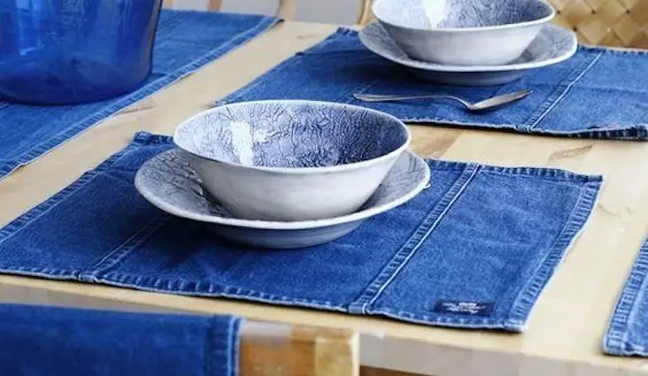 idee recup jeans decoration bricolage maison couture DIY upcycling recyclage
