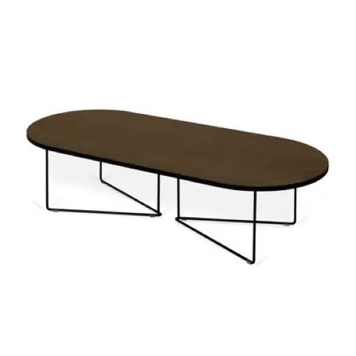 meuble deco ecoresponsable sejour Table basse Oval fabriquée en Europe