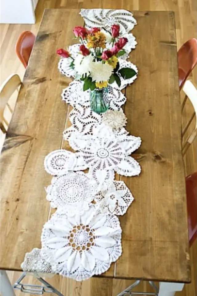 napperon chemin set de table DIY couture originale idée à faire soi même