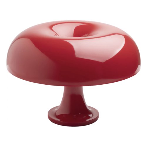 objet design eclectique a poser buffet Lampe à poser rouge Christmas Edition 2022 Nessino - Artemide
