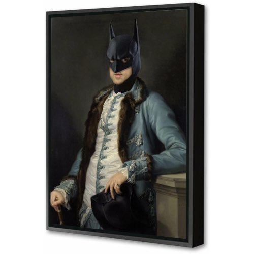 objet design eclectique a poser buffet Toile encadrée Batman 50 x 75 cm