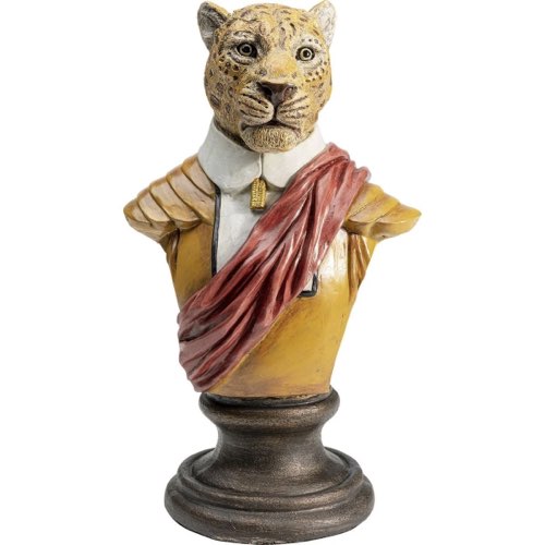objets decoratifs eclectique et original Déco Aristocrate buste léopard