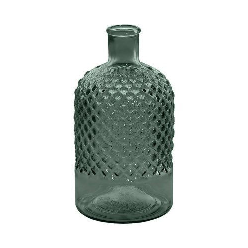 objets decoratifs vintage pas cher Vase en verre recyclé eucalyptus 22 cm