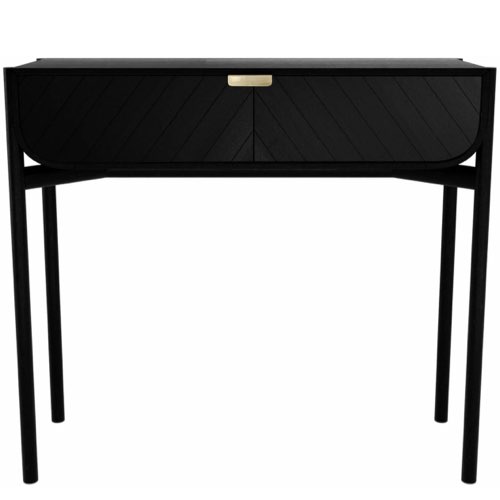 ou trouver console design Console Marius noir - Hartô