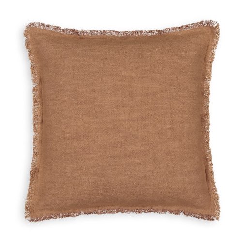 soldes decoration hiver la redoute Housse de coussin en lin et coton