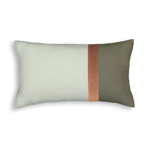 soldes hiver deco linge maison Housse de coussin rectangulaire couleur moderne et tendance chic