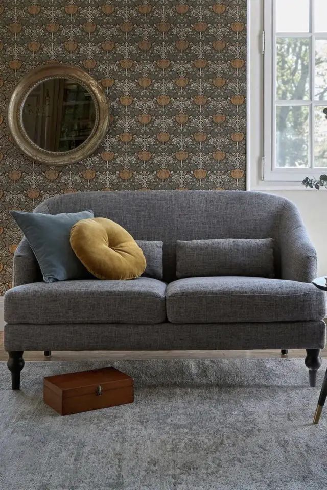 soldes hiver la redoute meuble Canapé tissu texturé 2 places élégant chic petit salon