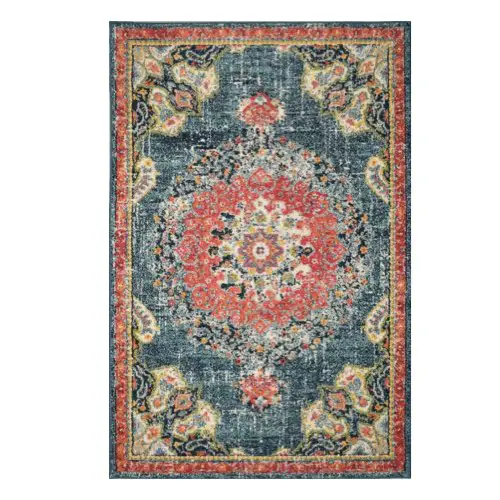 deco moderne et accueillante entree  Tapis turquoise 777 120 x 170 cm ANATOLIA