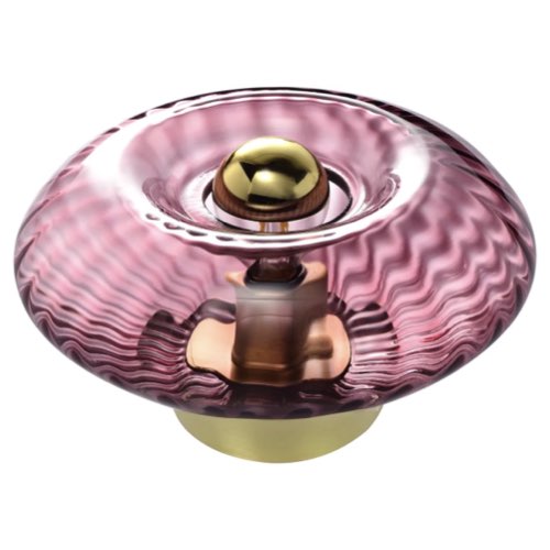 ou trouver luminaire en verre design Lampe de table en verre violet amethyst Grace 