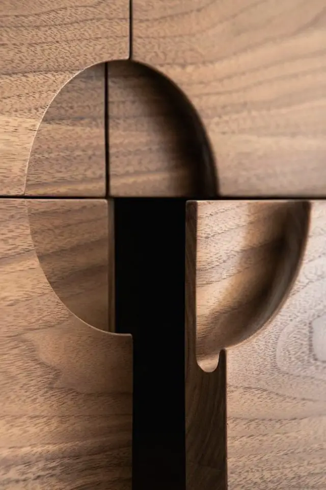 relooking meuble bouton poignee exemple mobilier sur mesure ébénisterie sobre chic élégant bois