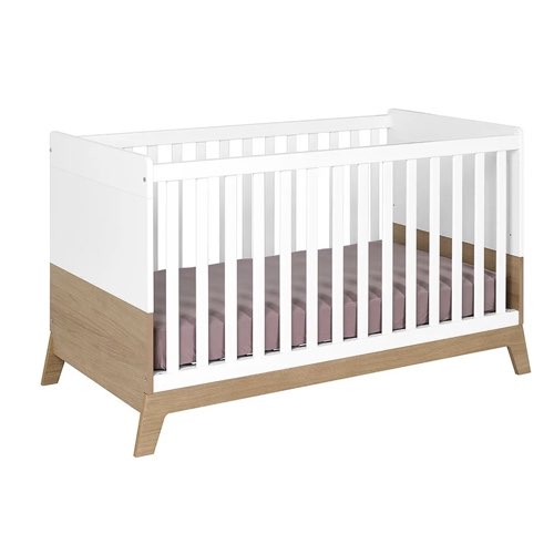 chambre bebe garcon la redoute Lit bébé évolutif chêne et blanc