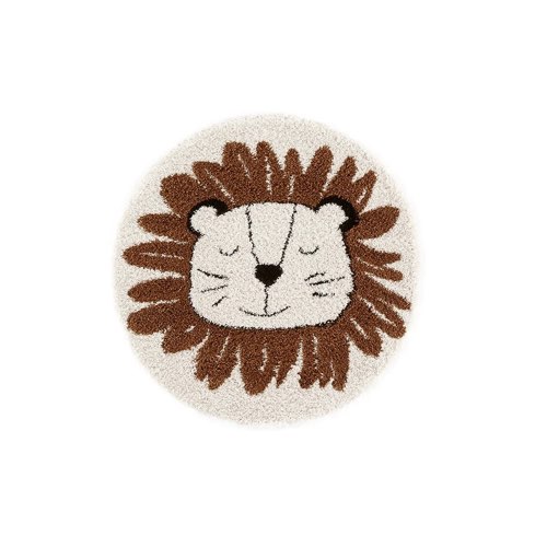 chambre bebe garcon la redoute Tapis enfant rond motif lion