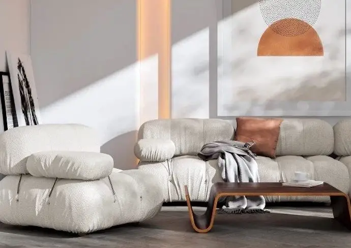 creer deco salon moderne tendance mobilier canapé table basse décor mural conseils idées