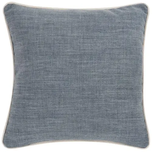 deco canape coussin maisons du monde Housse de coussin bleue 40x40 gris bord de mer