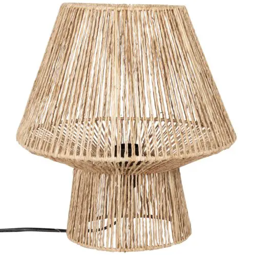 deco chambre reussie maisons du monde Lampe en jute