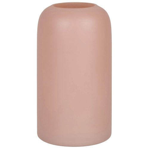 decoration au quotidien vase fleurs Vase en verre opaque rose H18