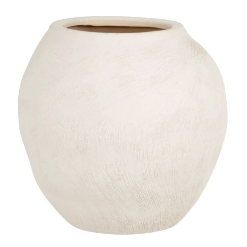 joli vase a offrir maisons du monde pot en grès écru H20