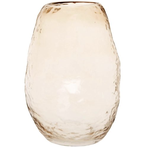 joli vase a offrir maisons du monde Vase en verre teinté marron H25