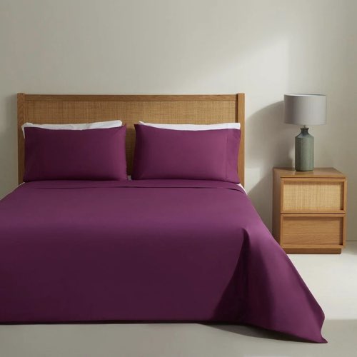 meuble deco couleur prune la redoute Housse de couette Basicpolycotton