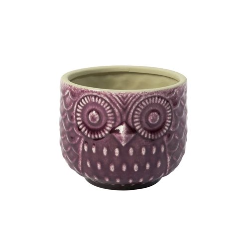 meuble deco couleur prune la redoute Pot de Fleurs OWLY D10