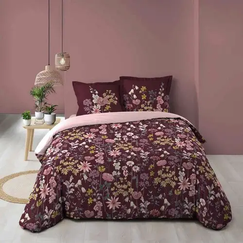 meuble deco couleur prune la redoute Housse De Couette Florabella Coton 57 Fils