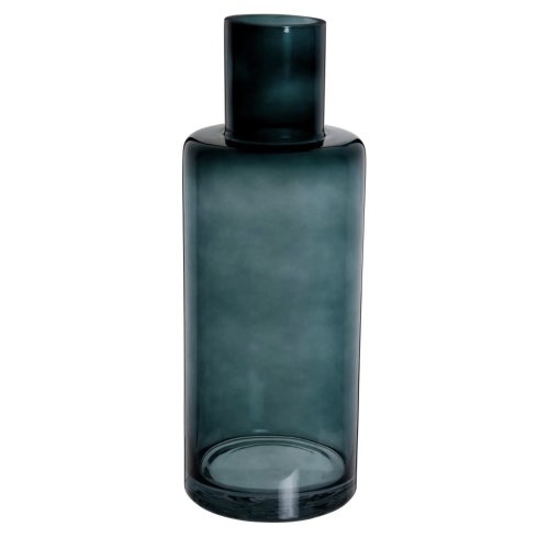 objets deco bord de mer maisons du monde Vase en verre bleu H35