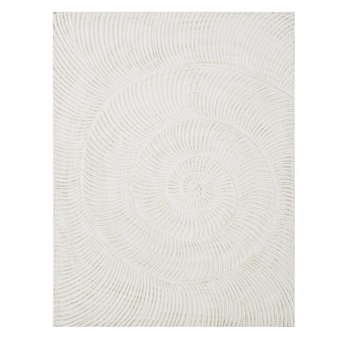 objets deco bord de mer maisons du monde Déco murale coquillage en bois de manguier blanc 92x122