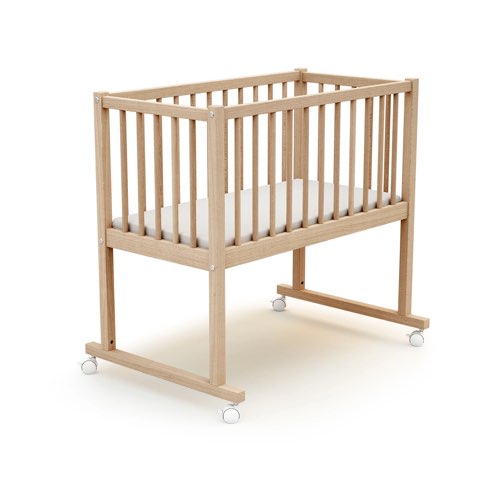 ou acheter lit bebe deco moderne pas cher Berceau 40x80 hêtre brut