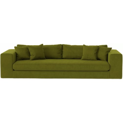 ou trouver canape vert design Canapé 4 places velours brut moss Bellechasse