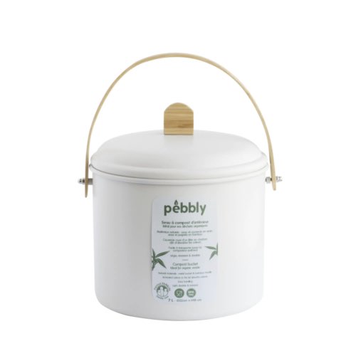 ou trouver composteur deco appartement Seau compost intérieur 22x18cm 7L