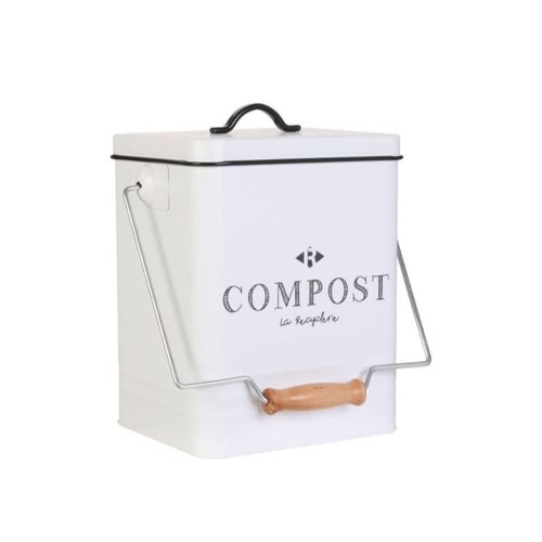ou trouver composteur pas cher Poubelle de cuisine à compost vintage 5 litres