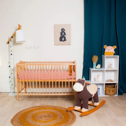 ou trouver lit bebe deco pas cher Lit à barreaux en bois moderne petit budget