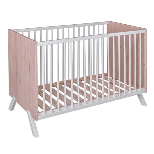 ou trouver lit bebe deco pas cher Lit bois style scandinave bois et blanc petit budget