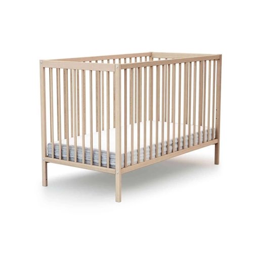 ou trouver lit bebe deco pas cher Lit à barreaux en bois chambre enfant neutre petit budget