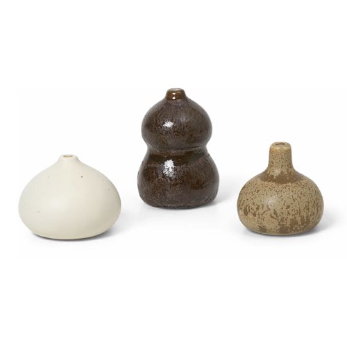 ou trouver soliflore design Lot de 3 mini vases Komo - Ferm Living
