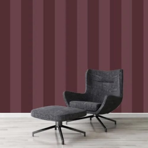 revetement mur couleur prune leroy merlin Papier peint vinyle Scala prune rayure