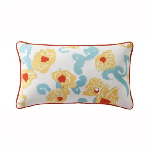 salon deco canape coussin pas cher Housse de coussin, collection "Odette Lepeltier" - lot de 2