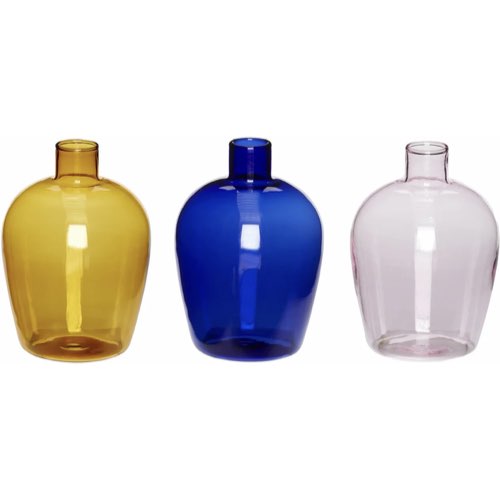 vase en verre design moderne Vases ronds en verre (lot de 3) Play - Hübsch