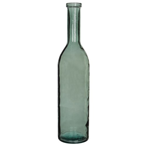 vase moderne en verre maisons du monde Vase bouteille en verre recyclé vert H100 grand modèle