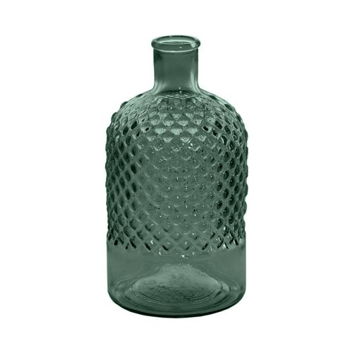 vase moderne en verre maisons du monde Vase en verre recyclé eucalyptus 22 cm