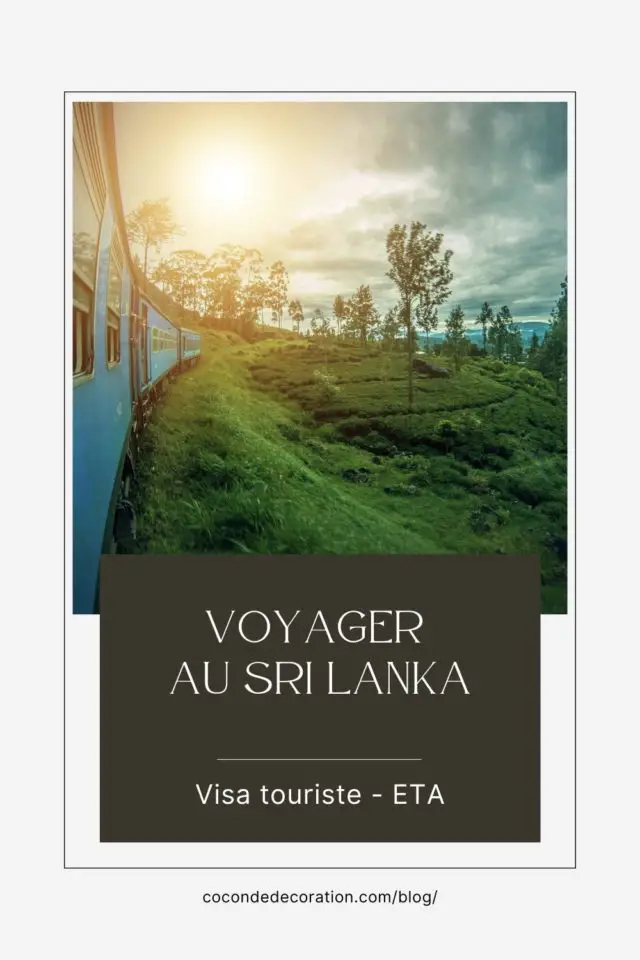 voyager en Asie informations visas en ligne ETA en français prix démarche expérience Sri Lanka