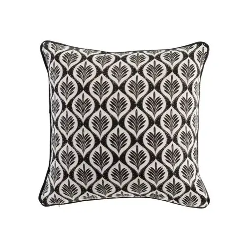 accessoire deco florale salon blancheporte Coussin coton déhoussable motifs fleurs