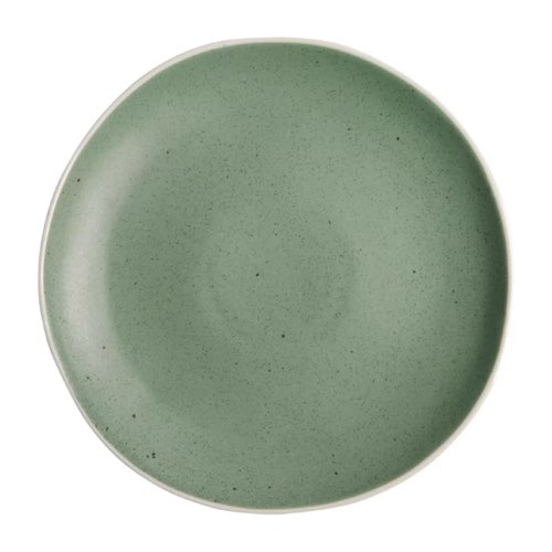 deco table printemps maisons du monde Lot de 6 assiettes plates Ø205 mm verte