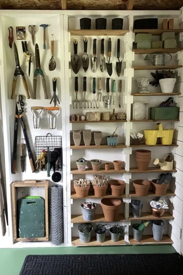 7 idées de rangement pour les outils de jardin - Vivons Maison