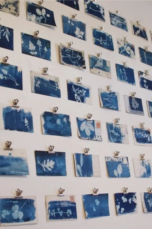 liste loisirs creatifs pour adulte procédé impression bleu cyanotype photographie