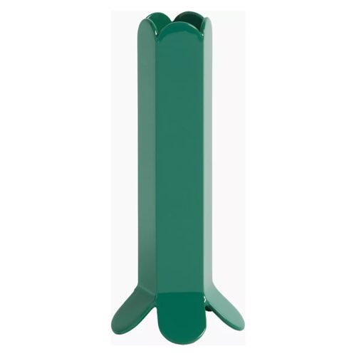 meuble deco design vert tendance Grand bougeoir en zinc vert émeraude