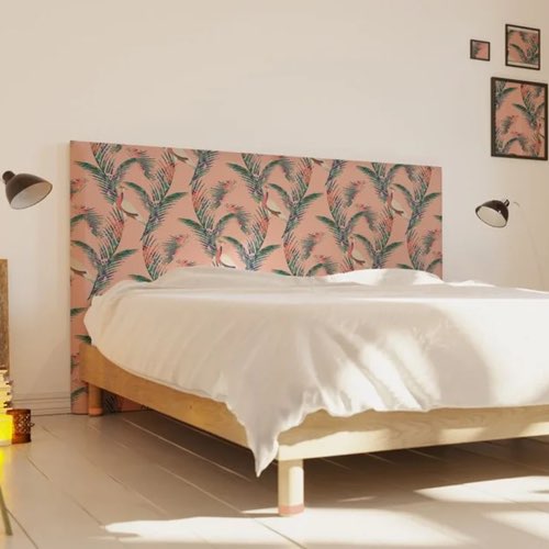 meuble deco rose la redoute Tête de lit déhoussable - Aigrettes