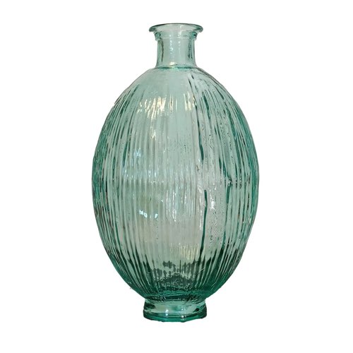 ou acheter deco ecoresponsasble recyclee pas cher Vase verre recyclé forme ovale chic