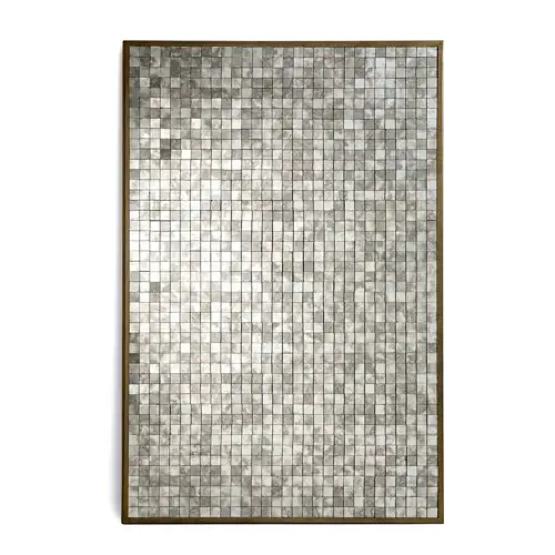 ou trouver decoration motif mosaique Miroir mosaïque en verre H120 cm boule à facettes