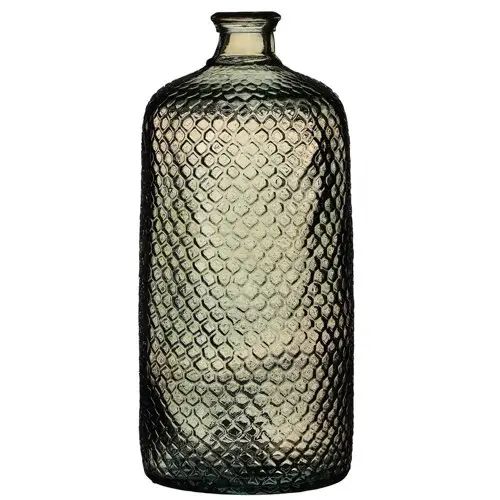 ou trouver objet deco durable verre recycle Vase Serena Verre Recyclé 7l D18.5 H42 marron vert